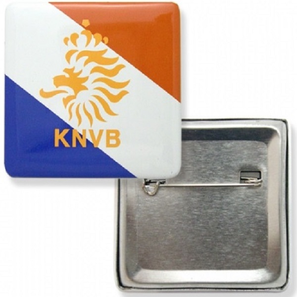 Square Badges With Pin