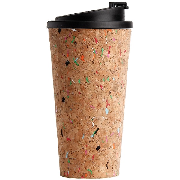 Biodegradable Colorful Cork Coffee Cup - 450ml