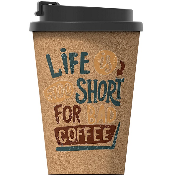 Biodegradable Cork Coffee Cup - 350ml