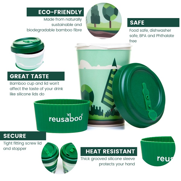 Biodegradable Bamboo Fiber Cup - 420ml