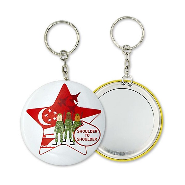 Tinplate Mirror Keychains 1