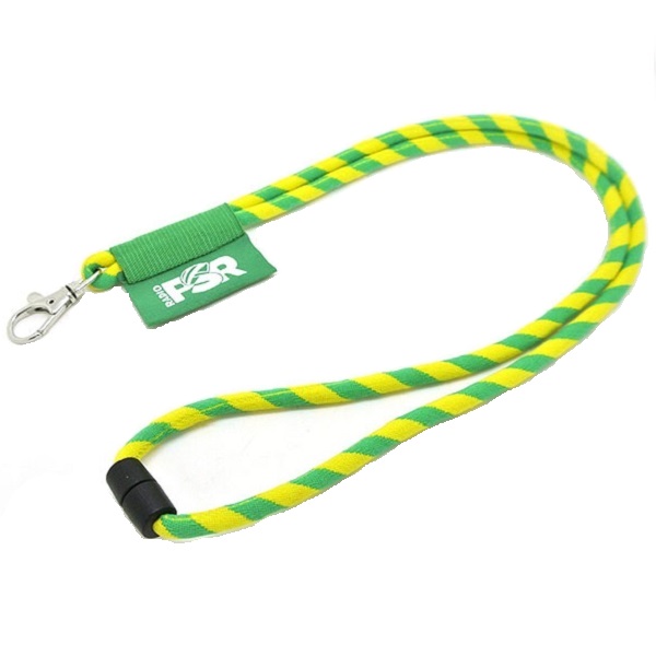 Safety Woven Round Lanyards