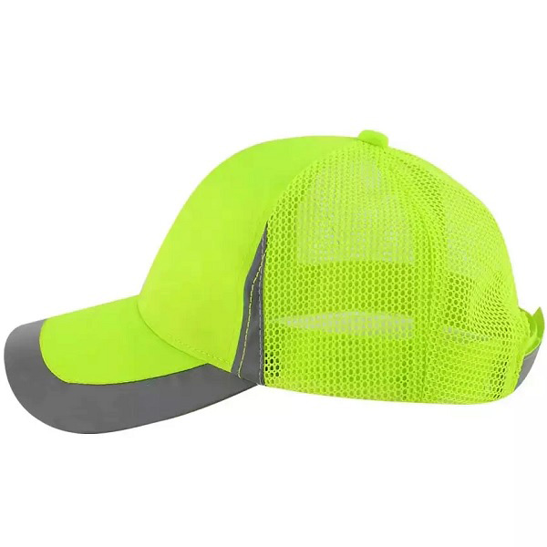 Reflective Caps With Mesh Back